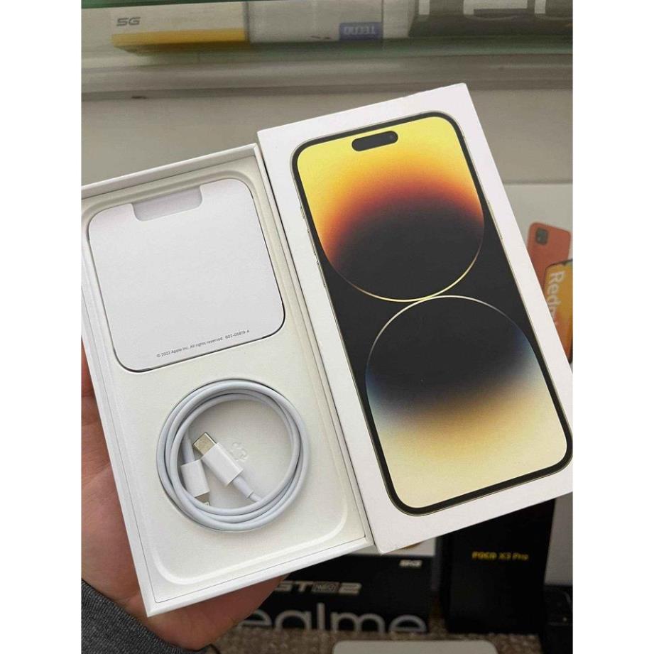SIÊU PHẨM 14 PR0MAX 512GB BẢN MỸ LL/A - 2 ESIM - TẶNG KÈM SẠC, TAI NGHE 58H9