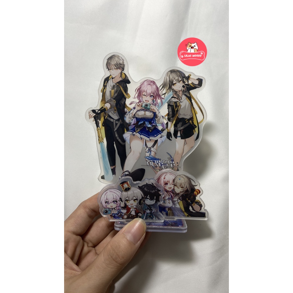 Mô hình standee Honkai Star Rail standee 3 mảnh