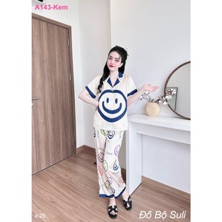 Bộ Dài Pijama Lụa Latin A143 - Đồ Bộ Suli