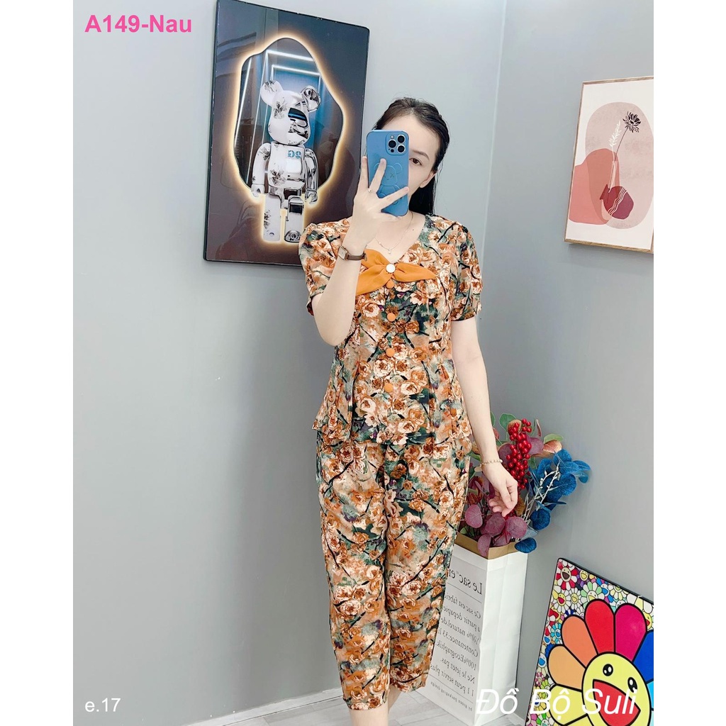 Bộ 9 Tấc Lụa Mango A149 - Đồ Bộ Suli