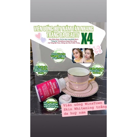 VIÊN UỐNG SKIN WHITENING TRẮNG DA HUY NÁM