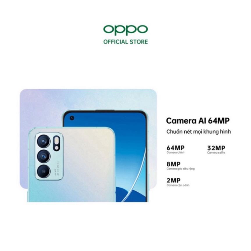 Điện thoại Oppo Reno6 5G  - Đại lý phân phối chính hàng - Bảo hành 24 tháng