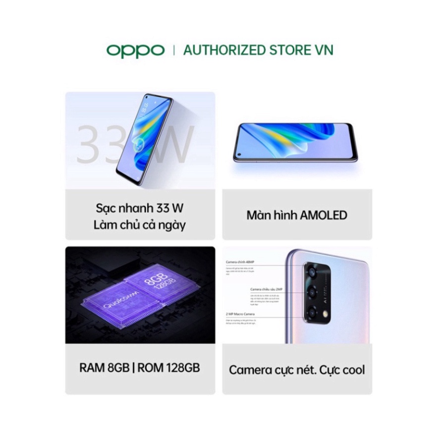 Điện thoại OPPO A95  - Đại lý phân phối chính hàng - Bảo hành 24 tháng