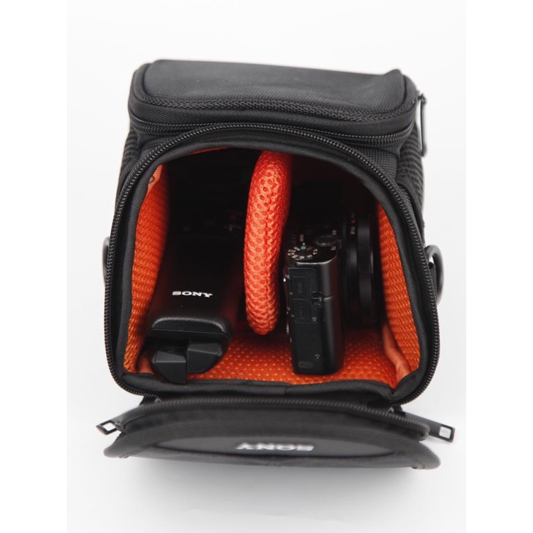Sony zv1f zv1 rx100m7 m6e10e1a6700a6600 túi máy ảnh đeo vai ngoài trời chống thấm nước chéo
