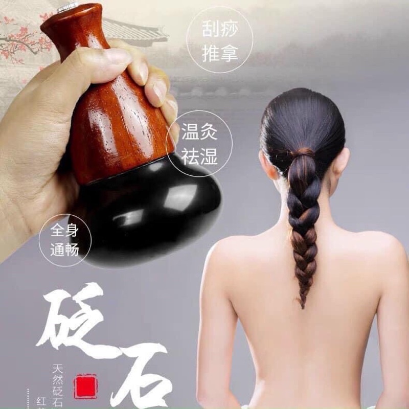 Máy đá nóng massage body vai gáy Đông Y