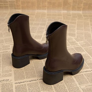 Giày cao gót mỏng martin boots