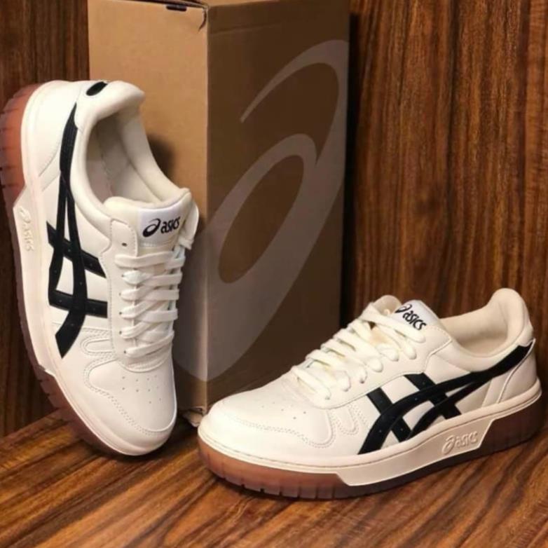 Giày Thể Thao Asics Court MZ Cream Black Gum Full Box phong cách vitange hot 2023