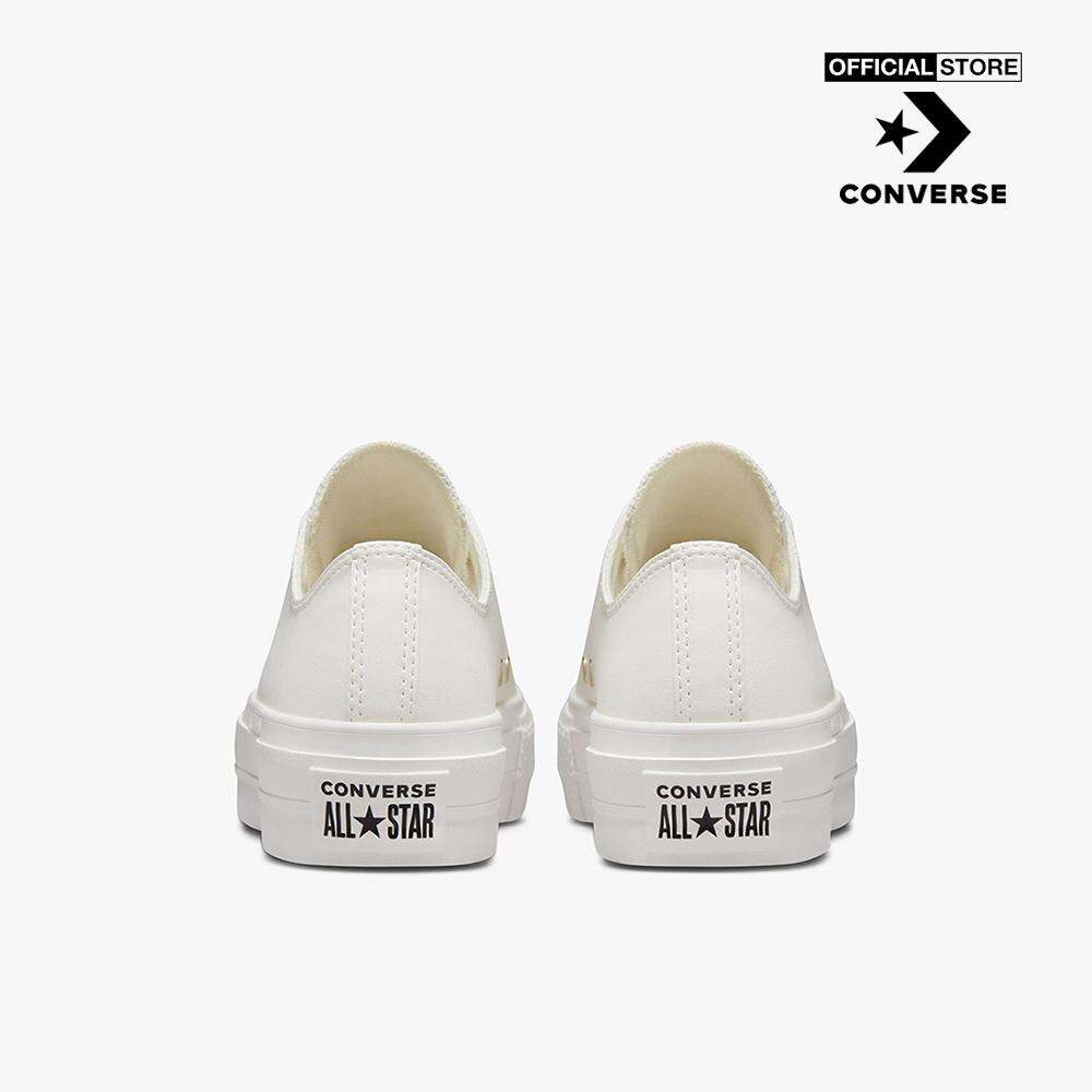 CONVERSE - Giày sneakers nữ cổ thấp Chuck Taylor All Star Lift A02610C-0CM0_WHITE