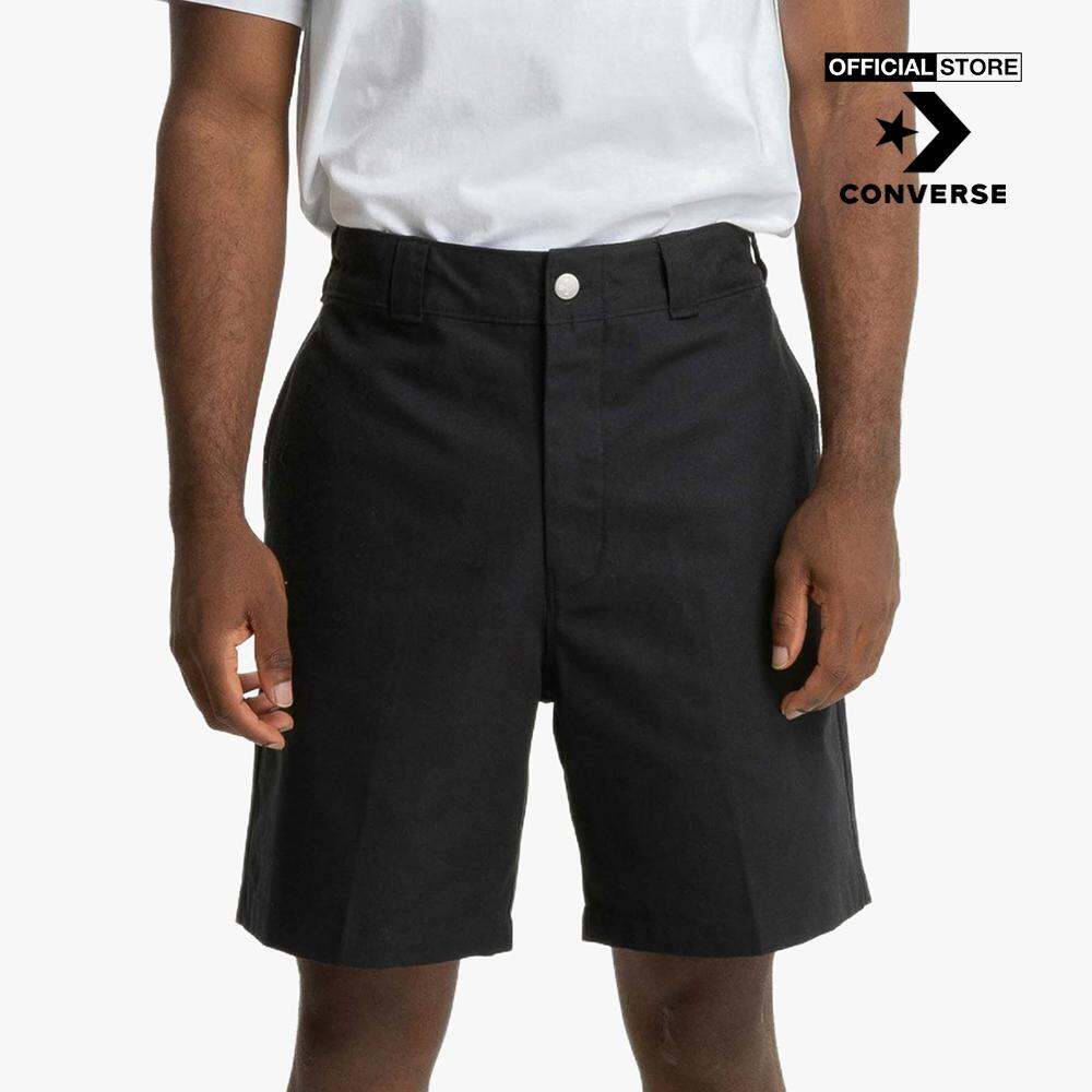 CONVERSE - Quần shorts nam ngang gối phom suông Commercial 23766-A01-0050_BLACK