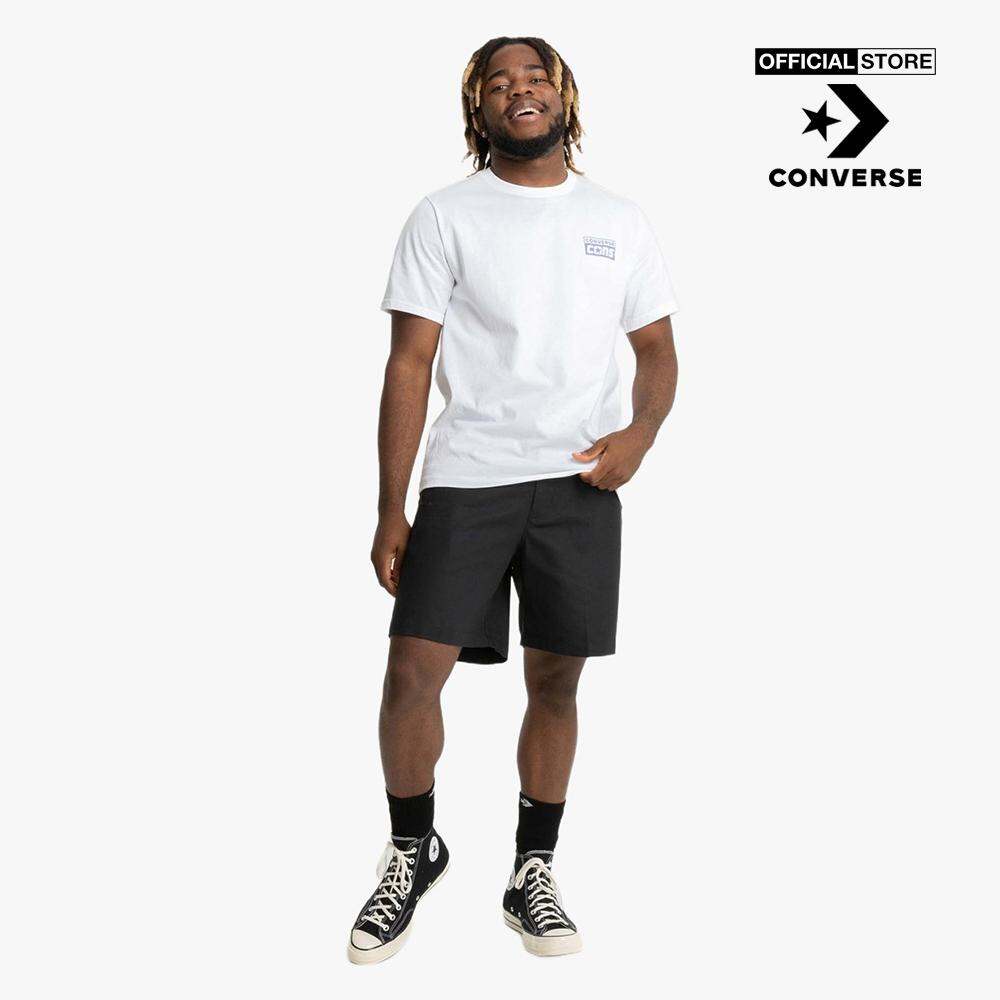 CONVERSE - Quần shorts nam ngang gối phom suông Commercial 23766-A01-0050_BLACK