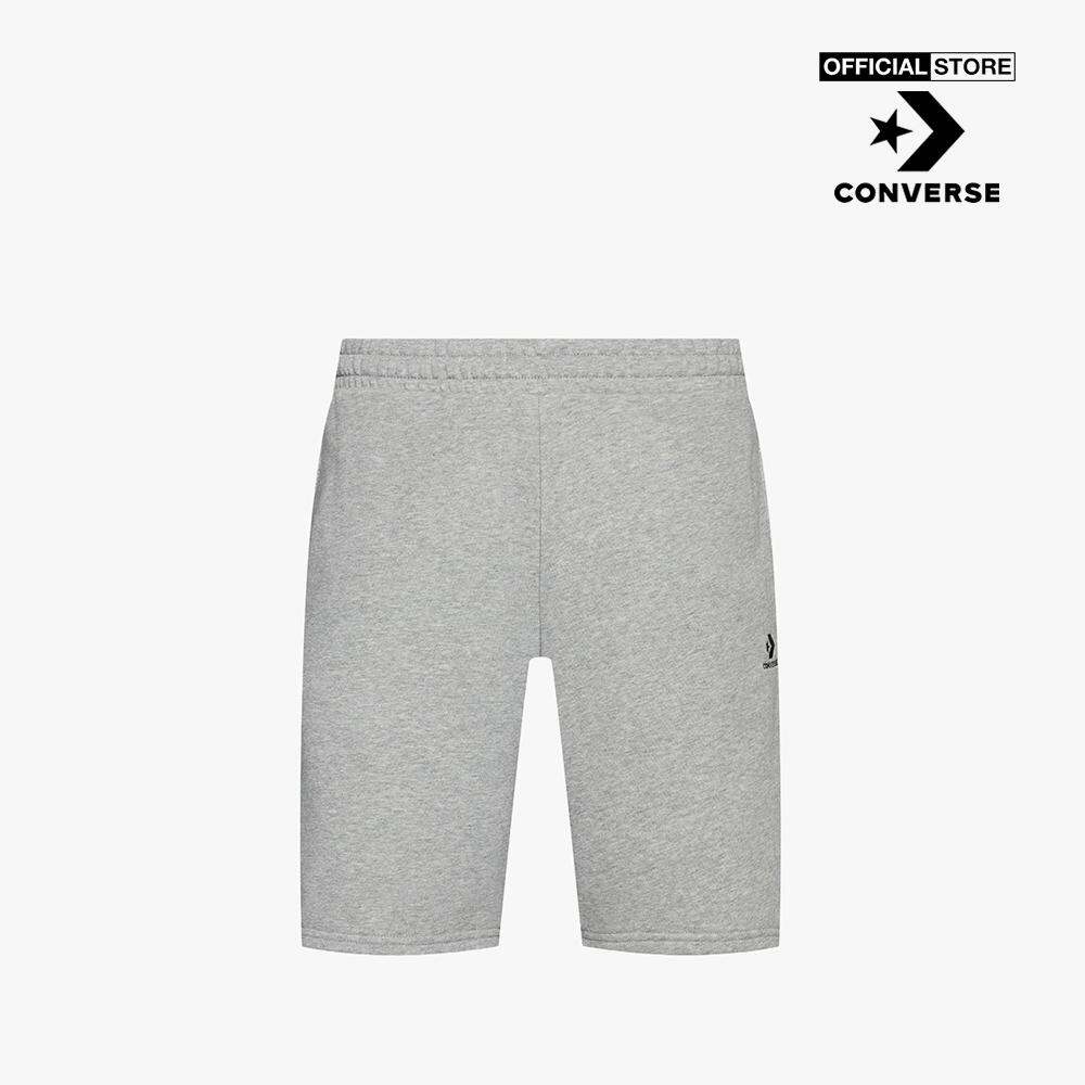 CONVERSE - Quần shorts nam ngang gối lưng thun Star Chevron 23875-A02-GRE0_GREY