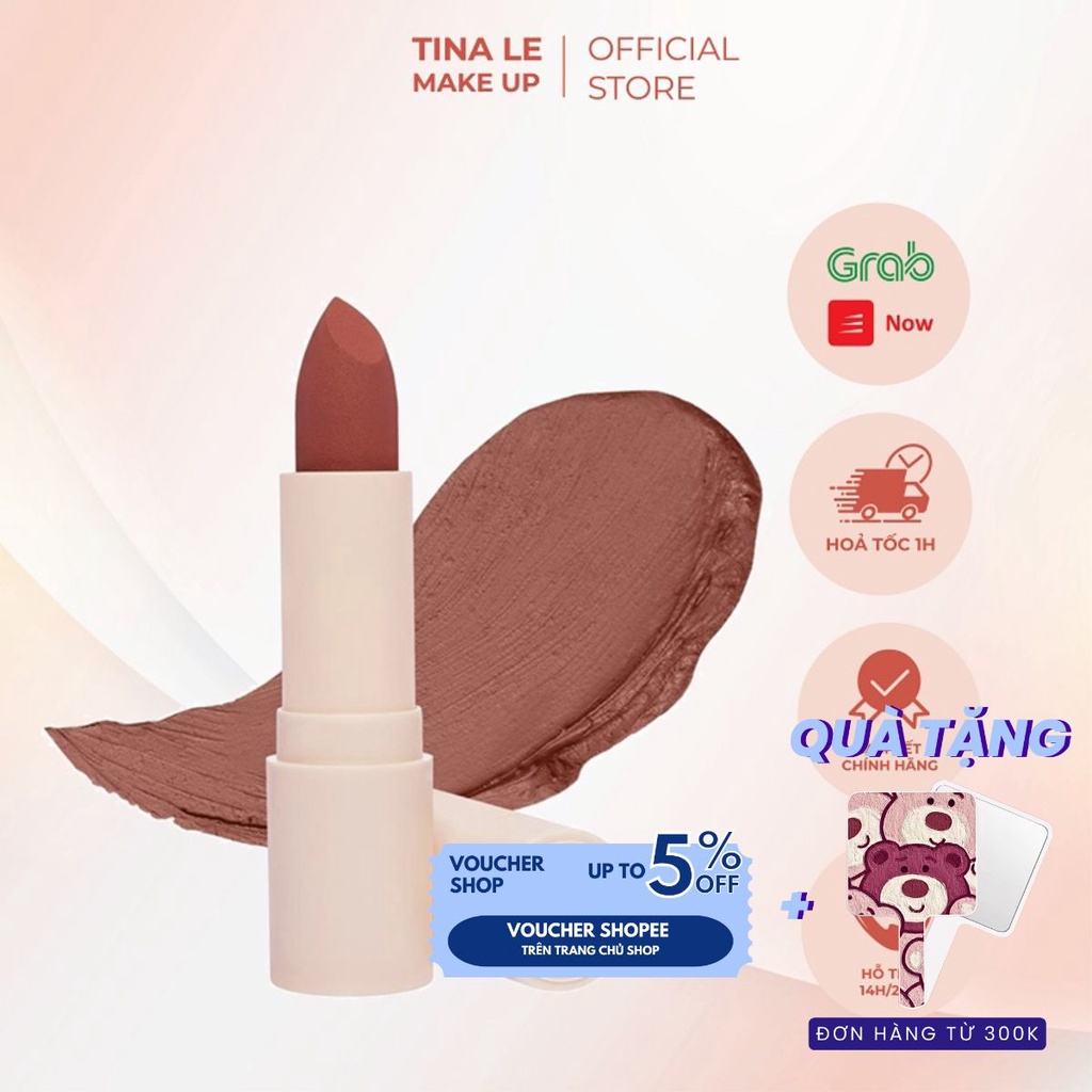 Son thỏi Sunnies Face Fluffmatte - chân ái của các cô nàng yêu son nude và make-up tone tây