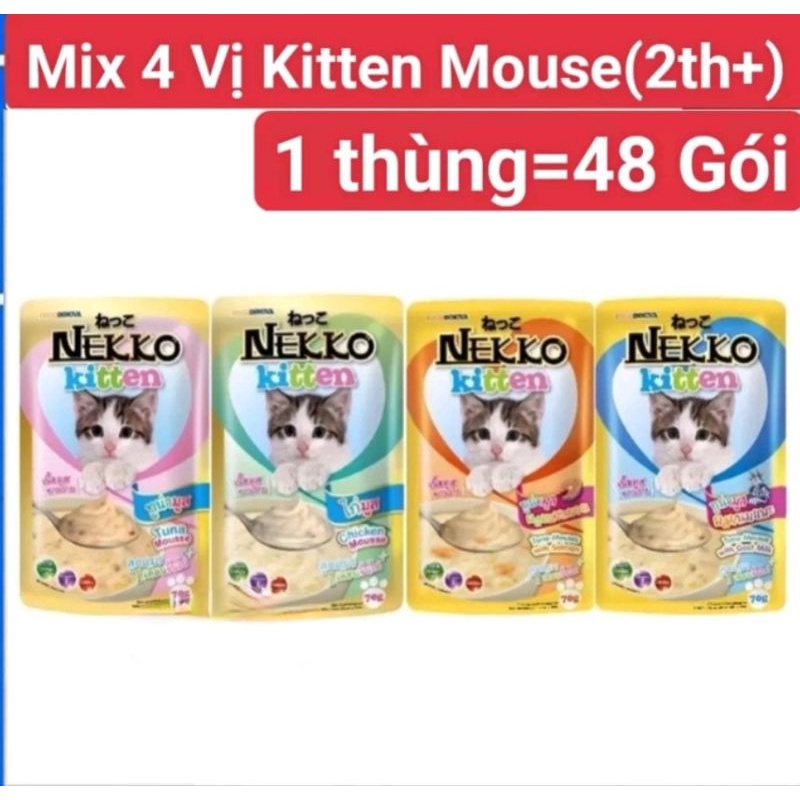 Pate Nekko cho mèo gói 70g- Pate cho mèo