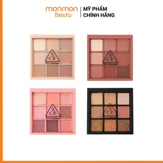 Phấn mắt 9 ô màu 3ce multi eye color palette màu mắt có nhũ nổi bật cuốn hút full màu
