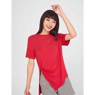 Áo phông nữ CANIFA kiểu dáng xoắn eo thời trang - 6TS21S011