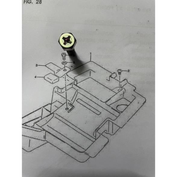 bulong hộp đồ cho dòng xe xipo 120