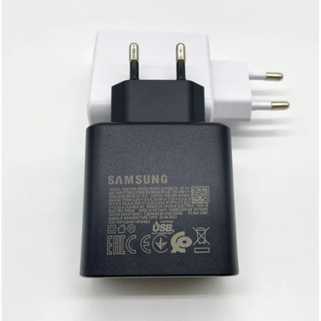 Bộ sạc Samsung 45W kèm cáp Type C to Type C Bảo hành 12 tháng Sạc Samsung