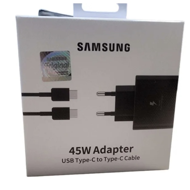 Bộ sạc Samsung 45W kèm cáp Type C to Type C Bảo hành 12 tháng Sạc Samsung