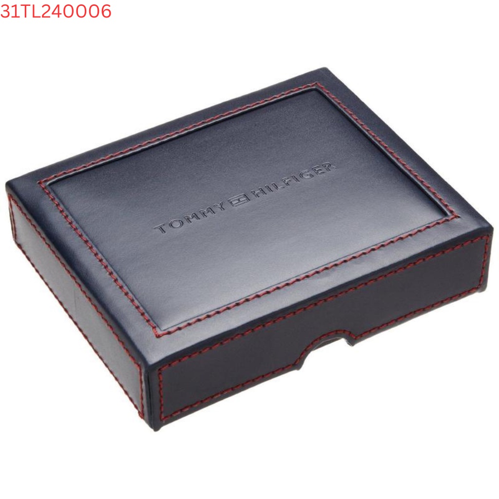 Ví Nâu Phối Đen Tommy Hilfiger - New - 31TL240006