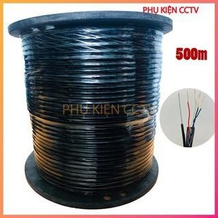 Dây mạng 4 lõi đồng có gia cường lẻ (1m) ngoài trời khuyến mãi bấm sẵn 2 đầu cáp [FREE SHIP] hàng công ty