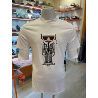 Áo thun trắng karl lagerfeld - new - lm2g2345