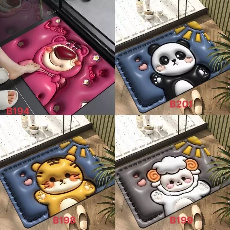 Combo 5 Thảm nỉ Ba-Li 3D 🌻
