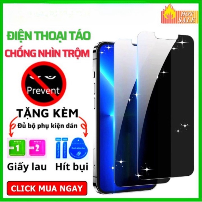 Cường lực iphone HỔ chống nhìn trộm X Xr Xs Max 11 Pro Max 12 Pro Max 13 Pro Max 14 Pro Max 7 Plus 8 Plus