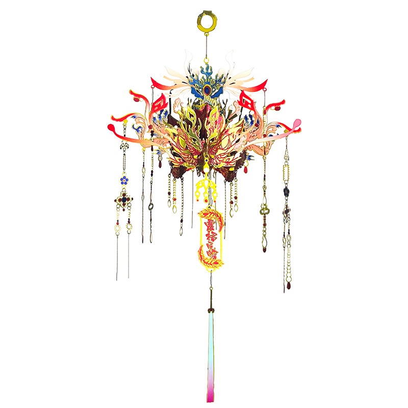 Crazy model phoenix crown 3d three-dimensional puzzle mô hình lắp ráp kim loại handmade diy material gift đồ trang trí xe hơi đồ trang trí