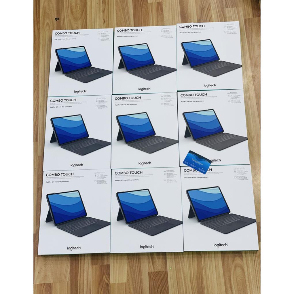 Bao da bàn phím Logitech Combo Touch for iPad 12,9 , 11inch , iPad Air  - Hàng Chính hãng