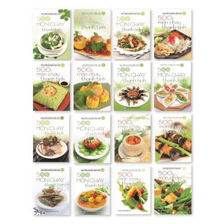Sách trọn bộ 500 món chay thanh tịnh nguyễn dzoãn cẩm vân