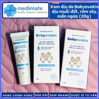 Kem bôi dịu da Babyavakin dịu vết muỗi đốt, rôm sảy, mẩn ngứa