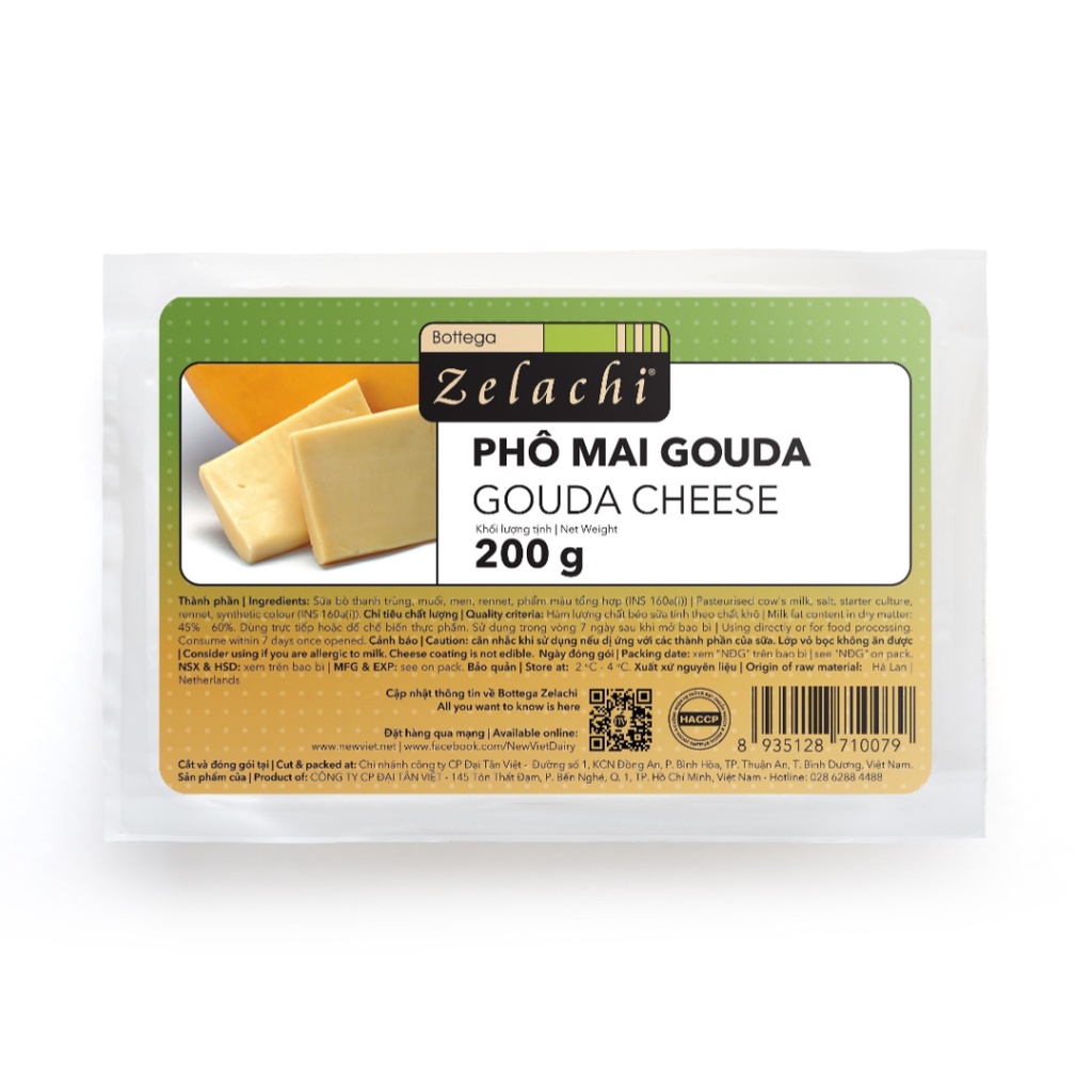 Phô Mai Gouda, Gouda Cheese  - BOTTEGA ZELACHI