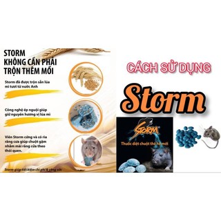Thuốc diệt chuột Storm gói 4 viên