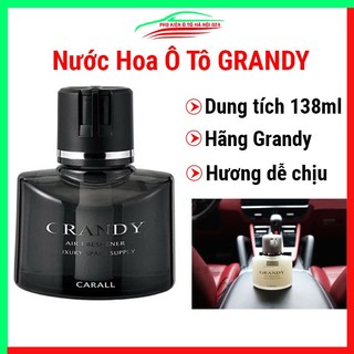 Nước hoa ô tô cao cấp - GRANDY nhiều mùi hương lựa chọn