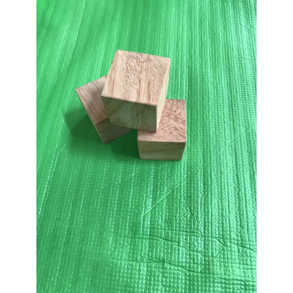 /Giá rẻ/ [Giá xưởng] cube 8 cm khối gỗ lập phương cube 8cm x 8cm x 8cm  trang trí đồ chơi kê hàng lo