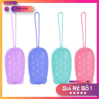 Sãn Bông tắm silicon 2 mặt tạo bọt