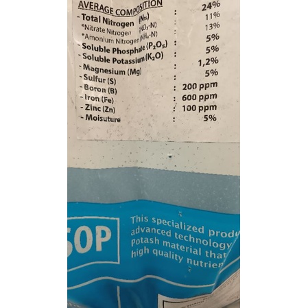 Phân bón 24 5 5 nhập khẩu Đức