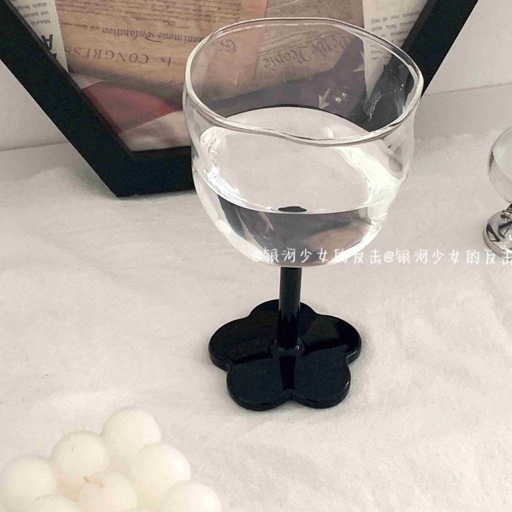 Ly không thường xuyên hoa champagne rượu vang đỏ ly thủy tinh gia dụng ly nước