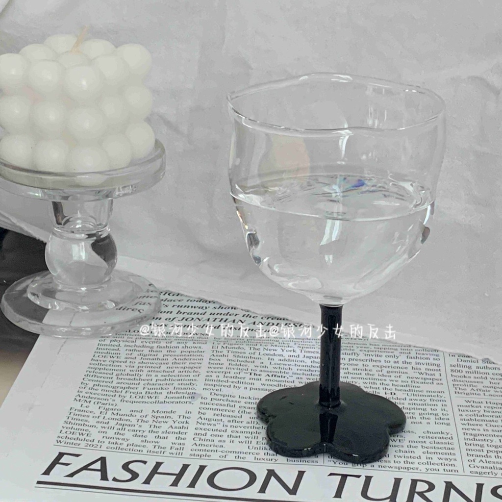 Ly không thường xuyên hoa champagne rượu vang đỏ ly thủy tinh gia dụng ly nước