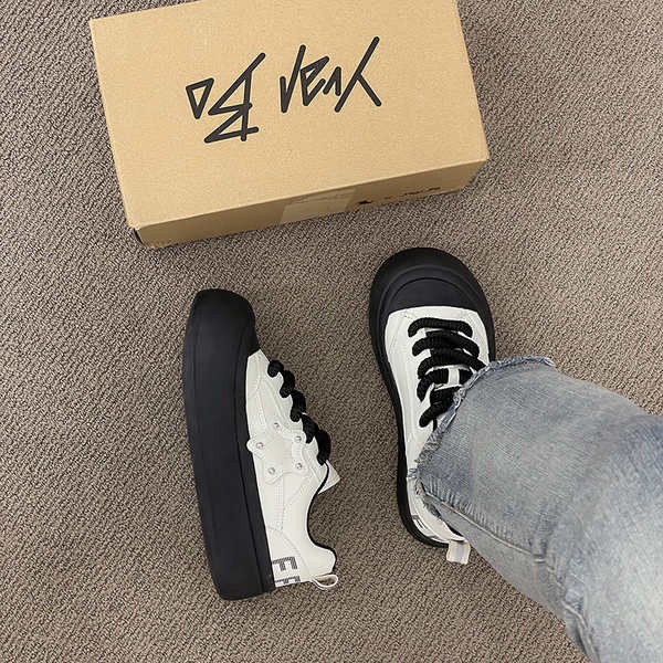 Giày Bánh Mì Tăng Chiều Cao Siêu Nhẹ Phong Cách retro Thời Trang Mới 2023 Cho Nữ