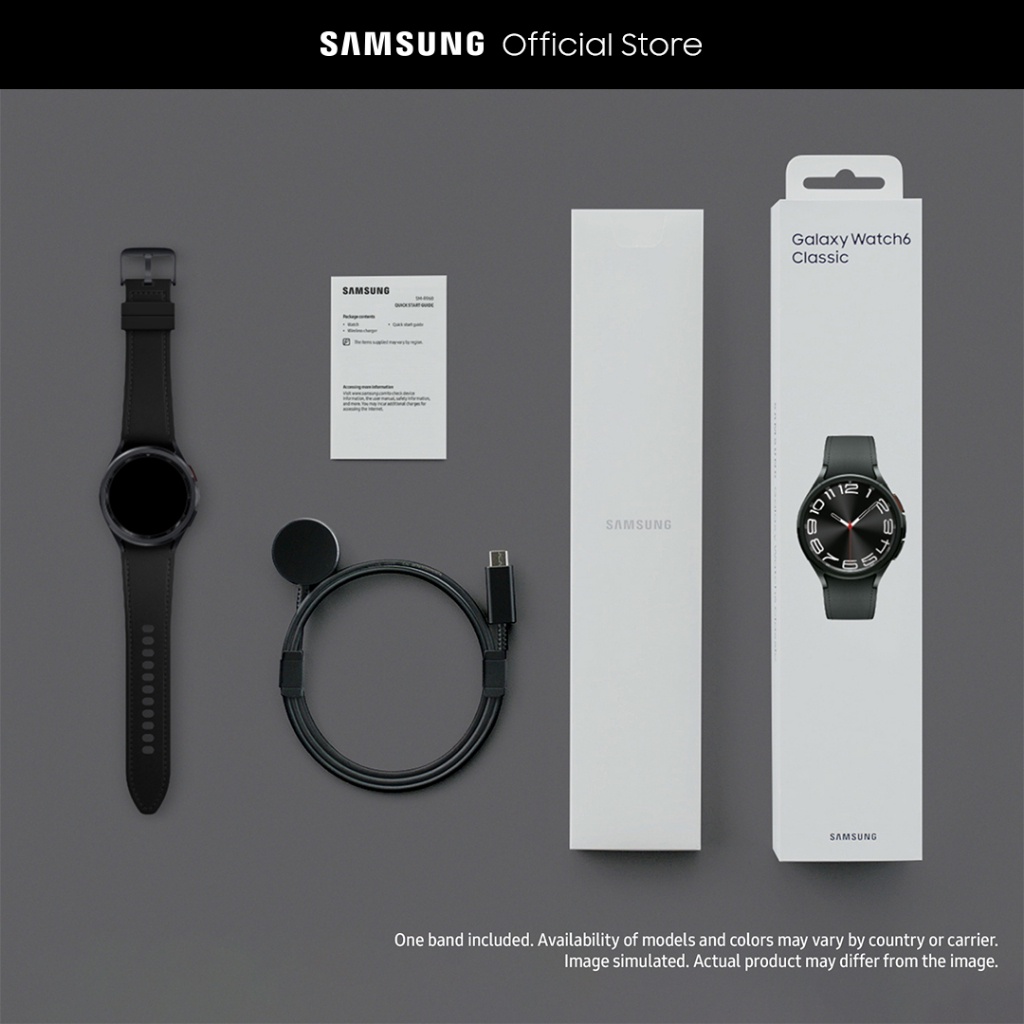 [Kiểm Tra Ví Mã 6%] Đồng hồ Samsung Galaxy Watch6 Classic Bluetooth 43mm - Tặng đế sạc không dây (số lượng có hạn)