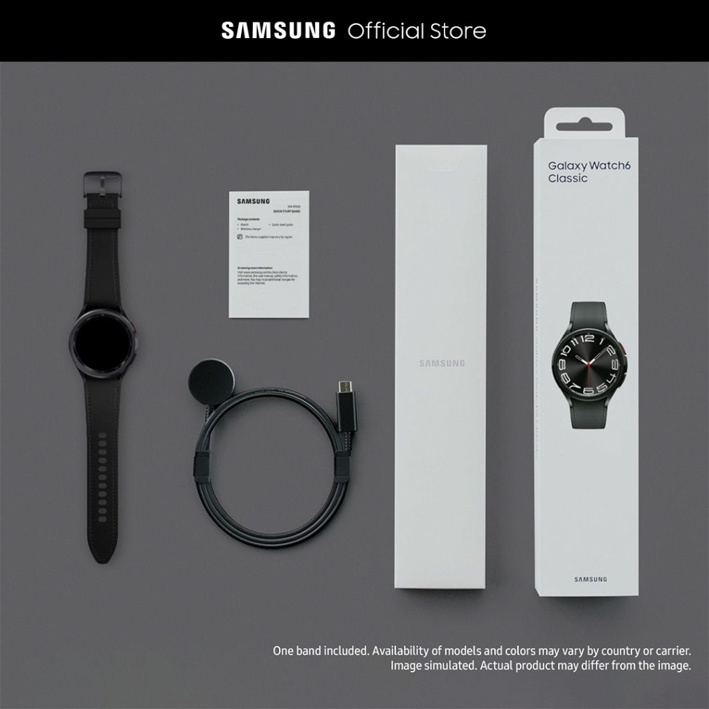 Đồng hồ Samsung Galaxy Watch6 Classic Bluetooth 43mm - Tặng đế sạc không dây