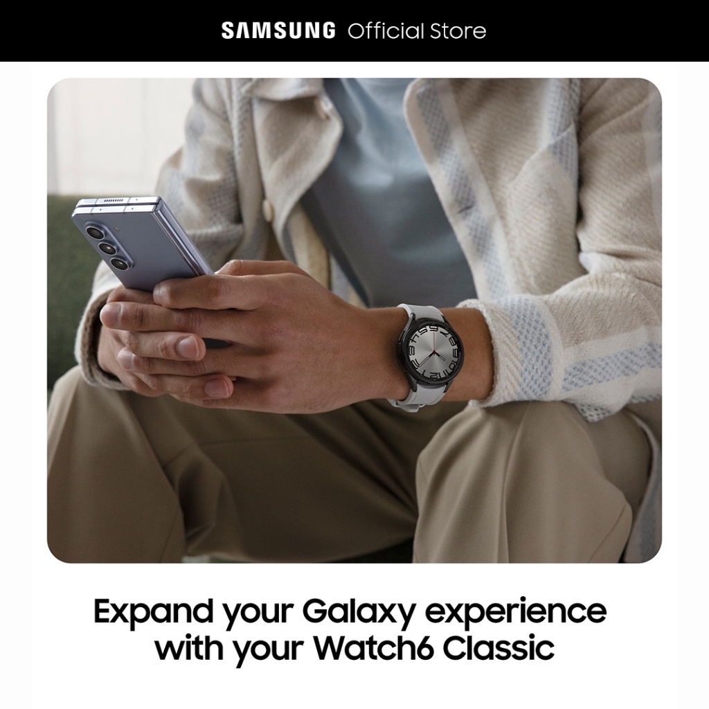 Đồng hồ Samsung Galaxy Watch6 Classic Bluetooth 43mm - Tặng đế sạc không dây