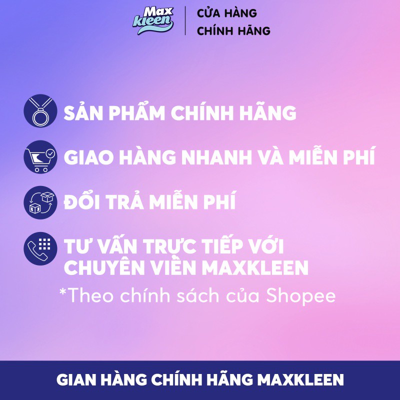 Túi Viên Giặt Xả MaxKleen 2 Trong 1