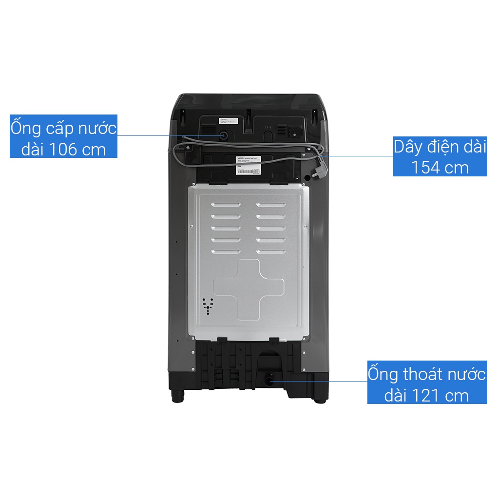 Máy giặt Samsung cửa trên Ecobubble Digital Inverter 9.5kg WA95CG4545BDSV