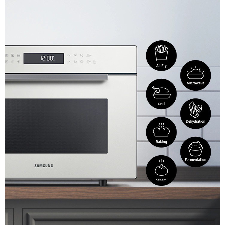 Lò vi sóng đa năng, nướng, chiên không dầu Bespoke 7 trong 1