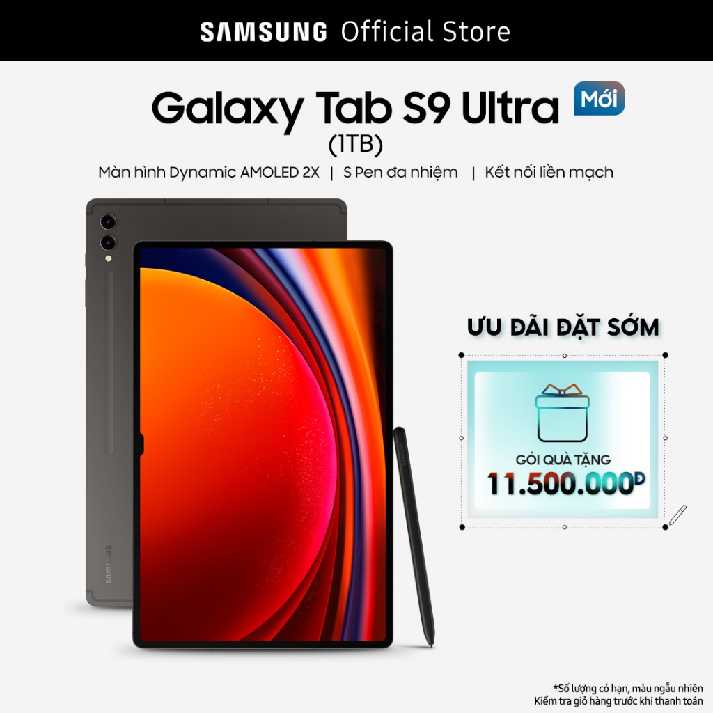 Máy tính bảng Samsung Galaxy Tab S9 Ultra 5G 1T