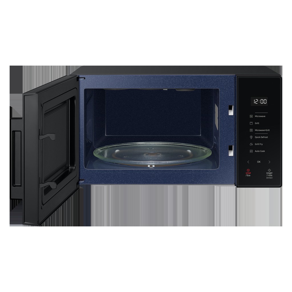 Lò vi sóng Samsung tráng men BESPOKE Dòng nướng 23L - Đen