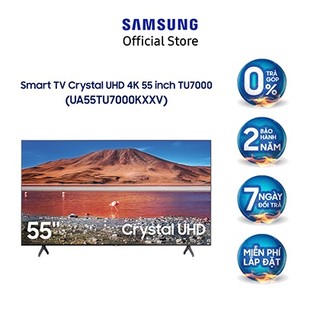 [Nhập mã SAMCEJUN giảm 400K] Smart Tivi 4K UHD Samsung 55 inch UA55TU7000KXXV - Miễn phí lắp đặt