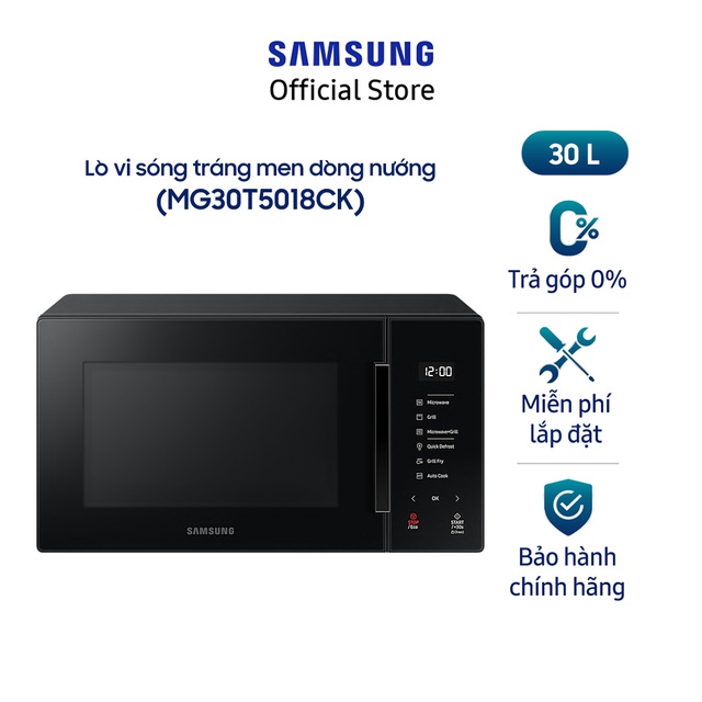 Lò vi sóng Samsung MG30T5018CK/SV - Hàng chính hãng